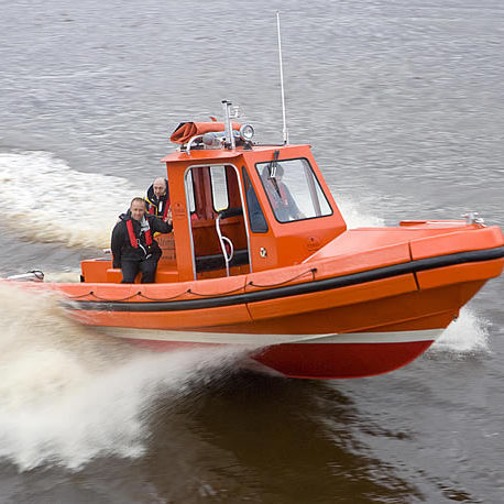 Professional rescue boat - ALN 079 ‘BlastBeam’ - Alnmaritec - inboard waterjet / rigid hull inflatable boat