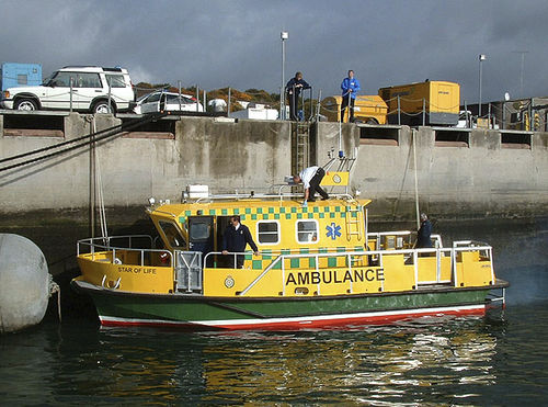 Ambulance boat - ALN 043 'Star of Life’ - Alnmaritec - inboard / aluminum