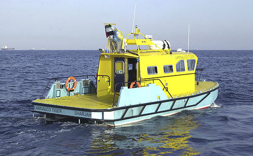 Patrol boat - ALN 034 ‘Lamnalco Tiger’ - Alnmaritec - catamaran / inboard waterjet / aluminum