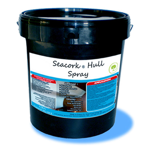 Sprayed cork insulation coating SG014 HULL NATURAL Seacork for