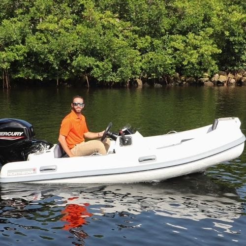 Outboard inflatable boat - Axis 3.4 - NORTHSTAR RIBs - rigid / open / side console
