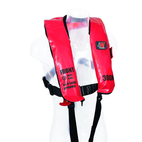 Self-inflating life jacket - SOLAS 300N - Forwater - 300 N / unisex / with safety harness