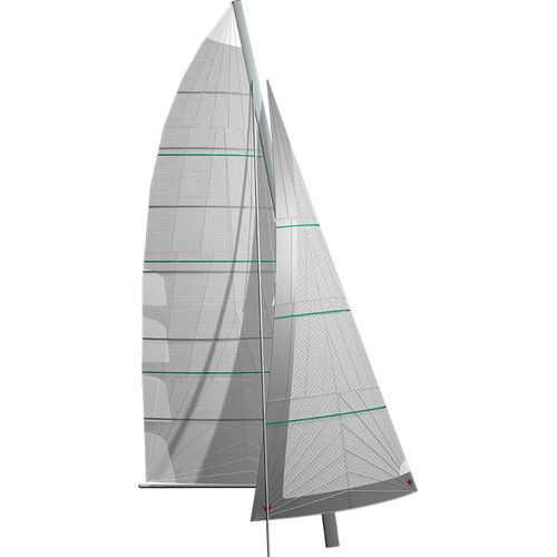 Mainsail - KOONAA - ELVSTRØM SAILS - furling genoa / for cruising multihulls / radial cut