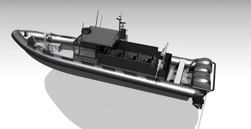 Patrol boat -  MR-1250 ASSAULT - Madera Ribs - outboard / rigid hull inflatable boat