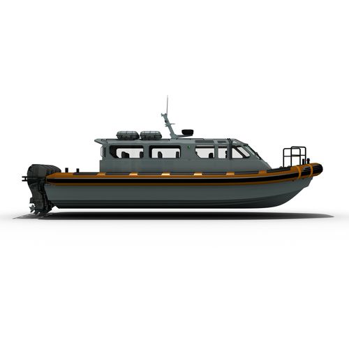 Crew boat - MRC1250  - Madera Ribs - outboard / rigid hull inflatable boat