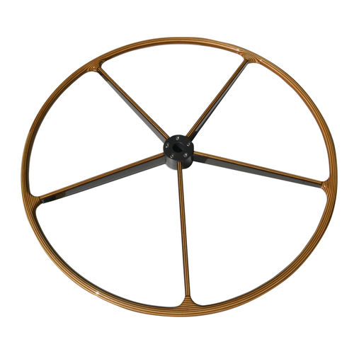Sailboat helm wheel - CLASSIC 5 spokes - TCE-Engineering - teak / classic