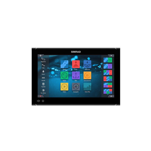 Boat display - NSO evo3 - Simrad Yachting - navigation system / sonar / touch screen