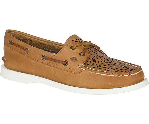 Sperry perforated hot sale boat shoe