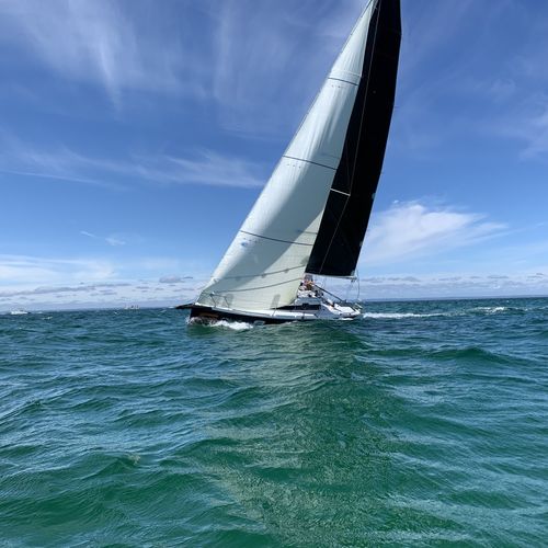 Sport keelboat sailboat - Django 8S - Marée Haute - ocean racing / 2-cabin / 4-berth