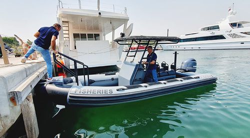 Professional fishing boat - 7 M Full Tube - ASIS BOATS - outboard / aluminum / rigid