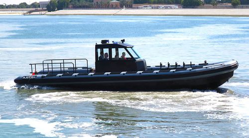 Patrol boat - 12.5 M D-Tube - ASIS BOATS - outboard / aluminum / rigid