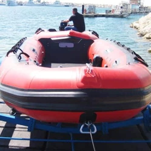 Outboard inflatable boat - 4.7 M - ASIS BOATS - foldable / rescue / 9-person max.