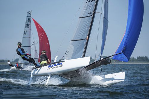 Regatta sport catamaran - F18 Infusion - Nacra Sailing - double-handed / NACRA F18 / Nacra Infusion