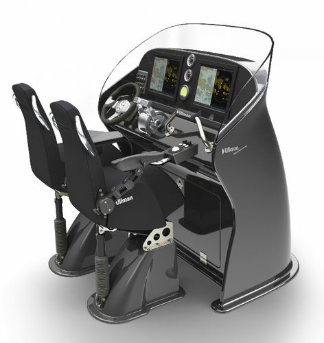 Central steering console - AERODYNAMIC  - ULLMAN DYNAMICS - jockey / double / lateral