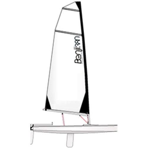 Singlehanded sailing dinghy benji 380 XC2 Trophy jn Gehull