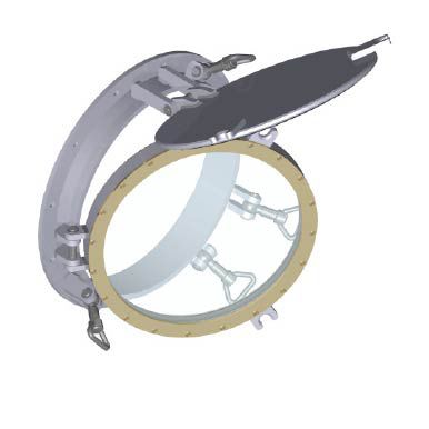 Round portlight - L/RB - Bohamet - for ships / opening