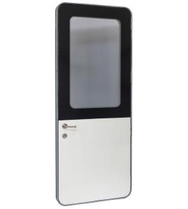 BOHAMET S.A. BOH.0331(W) Weathertight Steel/Stainless Steel Door, (W): with Portlight or Window, BOH.0335(W) Weathertight Steel/Stainless Steel Door, (W): with Portlight or Window