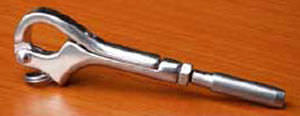Sailboat lifeline terminal - 6949 / 695X - Garelli - pelican hook