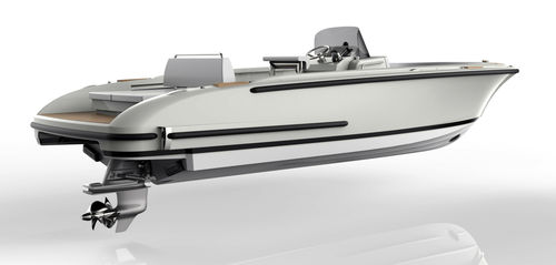 Inboard yacht tender - VENETIAN - Hodgdon Yachts - open / center console / limousine