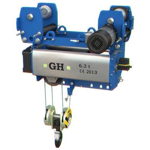 Electric hoist - GH Cranes & Components - wall-hung / single-girder