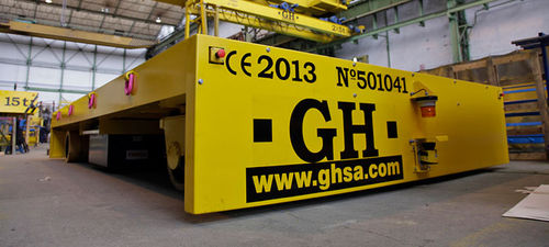 Heavy-duty handling trailer - GH Cranes & Components - for shipyards / self-propelled