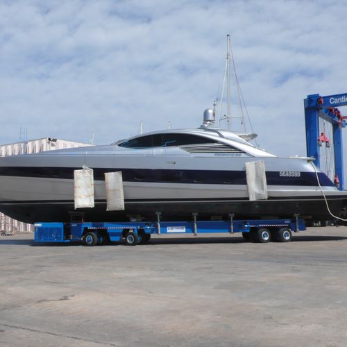 Handling trailer - MBT 80 - ABI TRAILERS - for boat / for shipyards / self-propelled