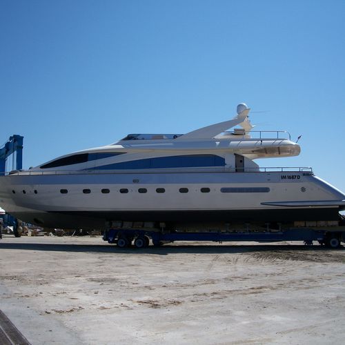 Handling trailer - MBT 100 - ABI TRAILERS - for boat / for shipyards / self-propelled