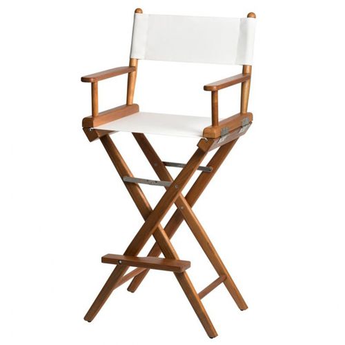 Boat director's chair - Helmsman canvas - ARC Marine - folding / wooden