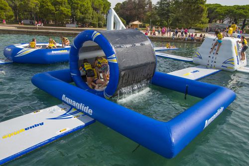 giant inflatable water wheel