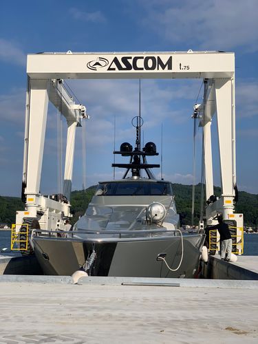 Remotely controlled travel lift - BHT 75 - ASCOM - all-wheel steering / for heavy loads / Ackermann steering