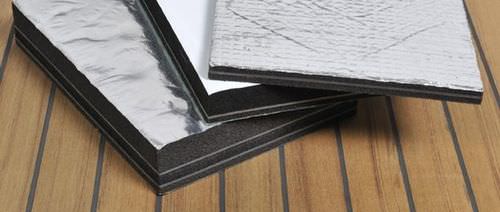 Soundproofing sandwich panel - Halyard - foam / aluminum