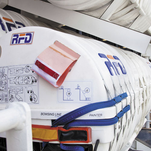 Ship liferaft RFD Beaufort throwoverboard / inflatable / reversible