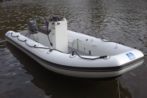 Outboard inflatable boat - DSB 4.7 SR - Deutsche Schlauchboot - rigid / center console