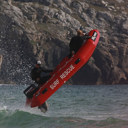 Professional rescue boat - ERB 400 - Zodiac Milpro International - outboard / inflatable boat
