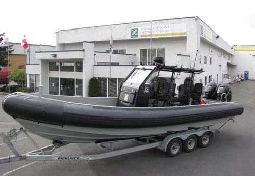 Outboard professional boat - ZH 940 CDO - Zodiac Milpro International - aluminum / rigid hull inflatable boat