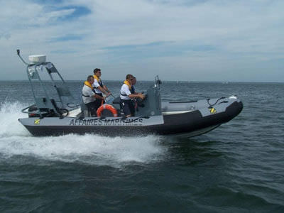 Patrol boat - SRR 870 - Zodiac Milpro International - outboard / rigid hull inflatable boat