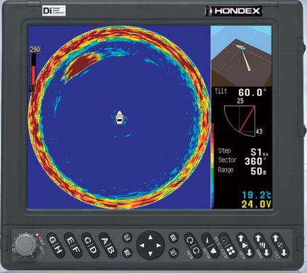 Digital echo sounder - HE-773-Di - Hondex - for boats / multibeam