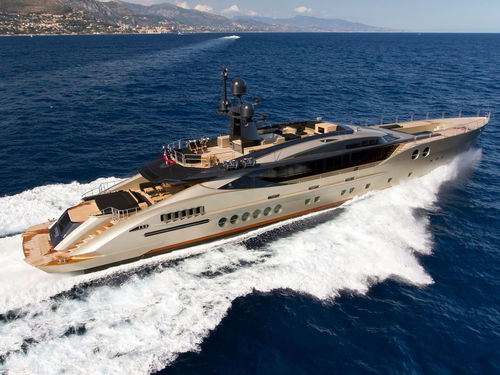 Sport mega-yacht - 170 - Palmer Johnson - wheelhouse / 5-cabin / semi-displacement hull