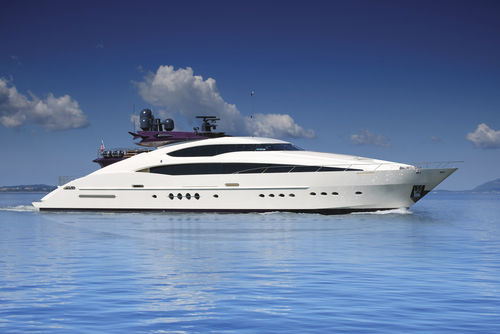 Sport mega-yacht - 150 - Palmer Johnson - raised pilothouse / 4-cabin / semi-displacement hull