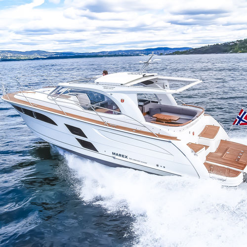 Sterndrive express cruiser - 360 CABRIOLET - Marex - diesel / twin-engine / planing hull