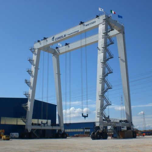 Shipyard crane - MST 320 - CIMOLAI TECHNOLOGY SPA - gantry / mobile