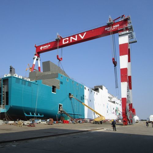 Shipyard crane - RGC 320 - CIMOLAI TECHNOLOGY SPA - gantry / rail-mounted