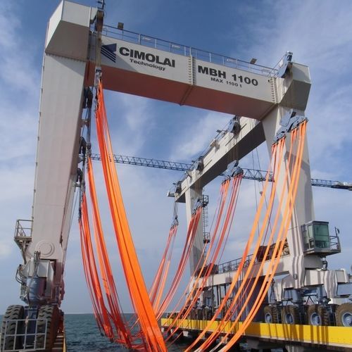 Remotely controlled travel lift - MBH 1100 - CIMOLAI TECHNOLOGY SPA - all-wheel steering / for heavy loads
