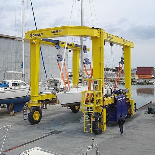 Remotely controlled travel lift - MBH 80 - CIMOLAI TECHNOLOGY SPA - U-shaped