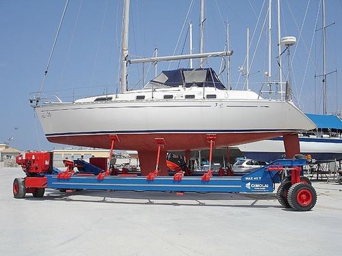 Handling trailer - MBT 40 - CIMOLAI TECHNOLOGY SPA - for shipyards / self-propelled / remotely controlled
