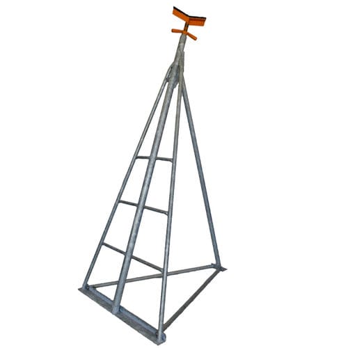Sailboat stand - SB15G   - Brownell Boat Stands - adjustable / galvanized / with ladder