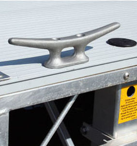 Dock mooring cleat - FLOE INTERNATIONAL, INC. - flat / aluminum