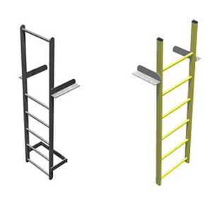 Dock ladder - Solent Marine - fixed / swim / stainless steel
