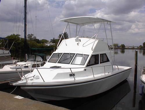 Inboard express cruiser - SEA HAWK 36 - Island Hopper International Boat Works, Inc. - flybridge / dive / sport-fishing