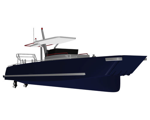 Passenger boat - FOXSEA 1000 - BORD A BORD - outboard / gasoline / aluminum